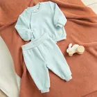 Cool Club, Pantaloni fara botosei pentru baieti, velur, albastru, imprimeu Mickey Mouse