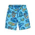 Cool Club, Pantaloni scurti pentru baieti, gri, albastru, set, 2 buc.