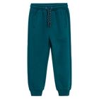 Cool Club, Pantaloni trening pentru baieti, negru, turcoaz, set, 2 buc.