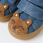 Cool Club, Pantofi sport din piele pentru baieti, bleumarin