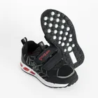 Cool Club, Pantofi sport pentru baieti, negru, talpa cu leduri, imprimeu Spider-Man