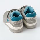 Cool Club, Pantofi sport pentru baieti, parfumati, gri, brant din piele, talpa Bio-Fit