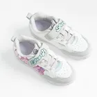 Cool Club, Pantofi sport pentru fete, alb, talpa cu leduri, imprimeu Lilo si Stitch