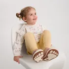 Cool Club, Pantofi sport pentru fete, bej, talpa Barefoot