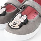 Cool Club, Papuci de casa pentru fete, gri, cu sclipici, imprimeu Minnie Mouse