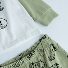 Cool Club, Pijama pentru baieti, alb-verde