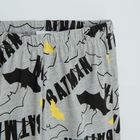 Cool Club, Pijama pentru baieti, gri, imprimeu Batman