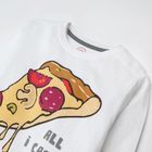 Cool Club, Pijama pentru baieti, mix de culori, imprimeu pizza, set 2 buc.