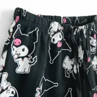 Cool Club, Pijama pentru fete, negru, imprimeu Kuromi