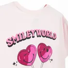 Cool Club, Pijama pentru fete, roz, imprimeu SmileyWorld