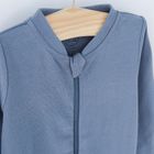 Cool Club, Pijama tip salopeta pentru baieti, bumbac organic, mix de culori, imprimeu animale acvatice, set 2 buc.