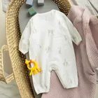 Cool Club, Pijama tip salopeta pentru bebelusi, alb