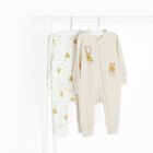 Cool Club, Pijama tip salopeta pentru bebelusi, mix, imprimeu Winnie the Pooh, set, 2 buc.