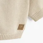 Cool Club, Pulover cu gluga pentru baieti, cu nasturi, bej