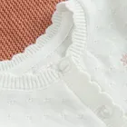 Cool Club, Pulover pentru fete, cu nasturi, ecru