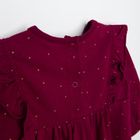 Cool Club, Rochie cu maneca lunga pentru fete, claret