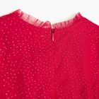 Cool Club, Rochie cu maneca lunga pentru fete, rosu