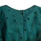 Cool Club, Rochie cu maneca lunga pentru fete, tulle, verde inchis