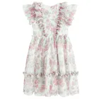 Cool Club, Rochie cu maneca scurta pentru fete, alb