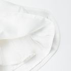 Cool Club, Rochie cu maneca scurta pentru fete, alb, cu funda