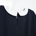 Cool Club, Rochie cu maneca scurta pentru fete, bleumarin, cu guler