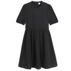 Cool Club, Rochie cu maneca scurta pentru fete, negru