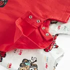 Cool Club, Salopeta rompers pentru baieti, mix, imprimeu Cars, set, 2 buc.