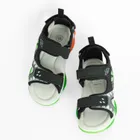 Cool Club, Sandale pentru baieti, negru, talpa cu leduri