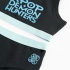 Cool Club, Set de lenjerie pentru fete, Top, Chiloti, negru, imprimeu K-Pop Demon Hunters