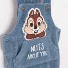 Cool Club, Set pentru baieti, Body cu maneca lunga, Salopeta, mix, imprimeu Chip si Dale