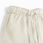 Cool Club, Set pentru baieti cu in, Camasa cu maneca scurta, Pantaloni scurti, bej