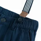 Cool Club, Set pentru baieti, Pantaloni din textil, loose, Bretele, bleumarin