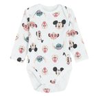 Cool Club, Set pentru baieti, Salopeta cu botosei, Body cu maneca lunga, Caciula, mix, imprimeu Disney