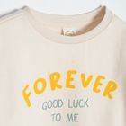 Cool Club, Set pentru fete, Bluza, Colanti, ecru-violet