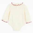 Cool Club, Set pentru fete, Body cu maneca lunga, Colanti, ecru