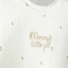 Cool Club, Set pentru fete, Body cu maneca lunga, Salopeta cu botosei, alb