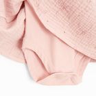 Cool Club, Set pentru fete, Body-rochie cu maneca lunga, Colanti, roz