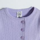 Cool Club, Set pentru fete, Body-rochie cu maneca scurta, Bolero, Bentita, ecru, violet