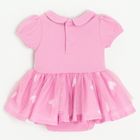 Cool Club, Set pentru fete, Body-rochie cu maneca scurta pentru fete, Bentita, roz, imprimeu Minnie Mouse