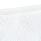 Cool Club, Set pentru fete, Maiou, Chilotei, din tricot striat, alb