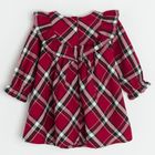 Cool Club, Set pentru fete, Rochie cu maneca lunga pentru fete, Colanti, rosu-ecru