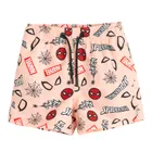 Cool Club, Sorturi de baie pentru baieti, UV 50, piersica, imprimeu Spider-Man