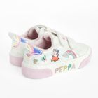 Cool Club, Tenisi pentru fete, alb, imprimeu Peppa Pig