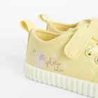 Cool Club, Tenisi pentru fete, galben, talpa Barefoot