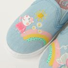 Cool Club, Tenisi tip slip on pentru fete, albastru, imprimeu Peppa Pig
