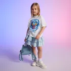 Cool Club, Tricou lejer pentru fete, alb, K-Pop Demon Hunters