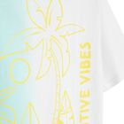 Cool Club, Tricou pentru baieti, alb-albastru