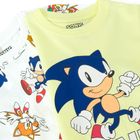 Cool Club, Tricou pentru baieti, mix, set, 2 buc., imprimeu Sonic the Hedgehog