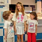 Cool Club, Tricou pentru fete, alb