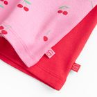 Cool Club, Tricou pentru fete, din tricot striat, mix, set, 2 buc.